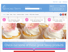 Tablet Screenshot of cupcakesavvy.com.au
